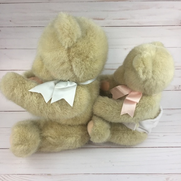 2 Dakin Cherished Teddies Plush 1994 Priscilla Hillman - Theodore and Baby Bear - Picture 7 of 13